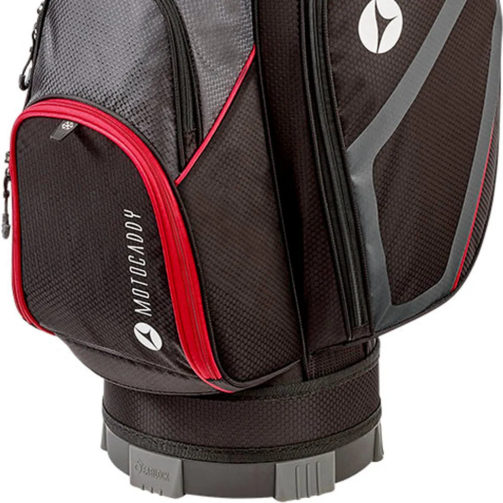 Motocaddy Lite Series Cart Bag - Black/Red