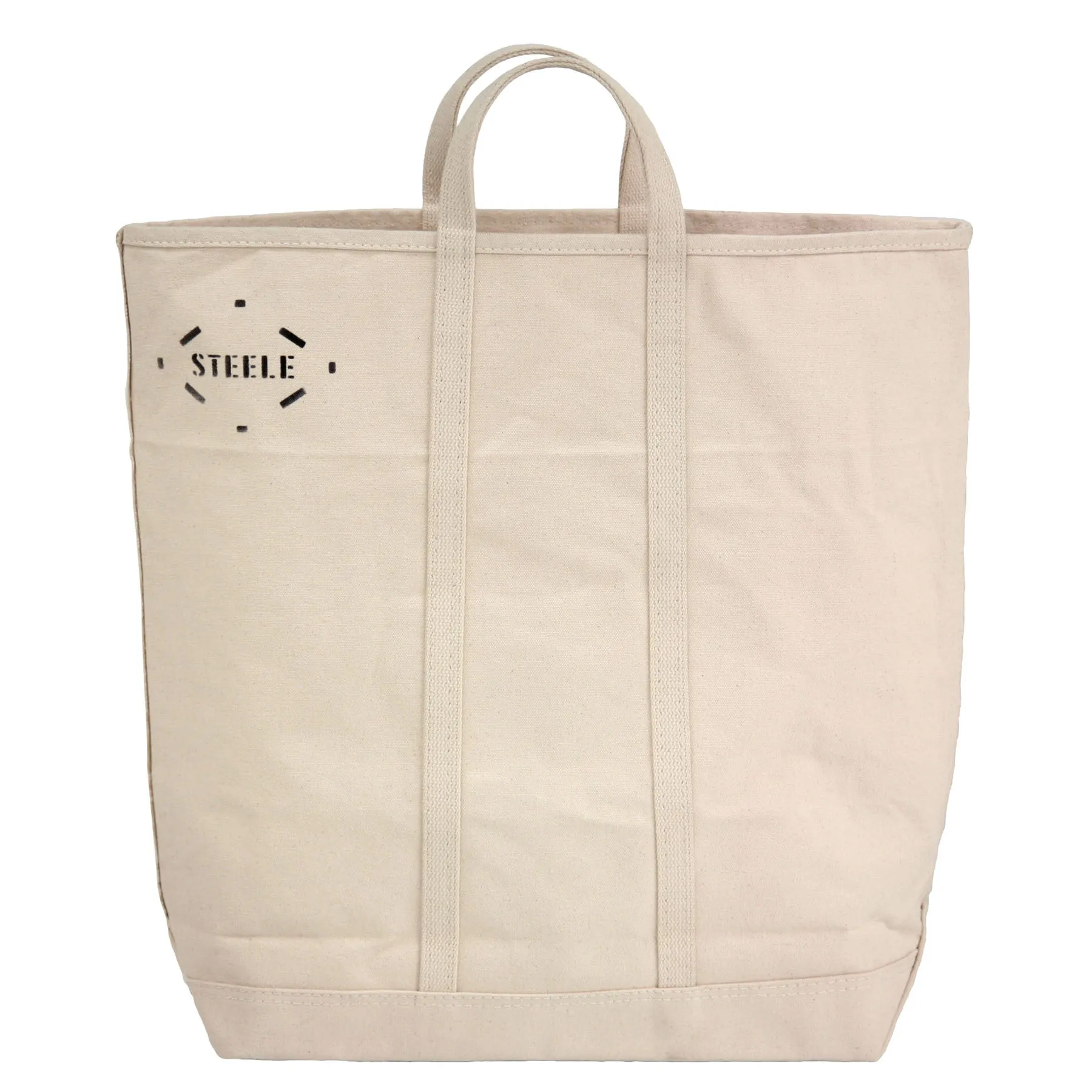 Natural Canvas Tote Bag - Tall