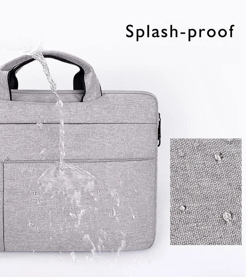 Office Travel 15.6 Inch Waterproof Custom Laptop Bag-Grey