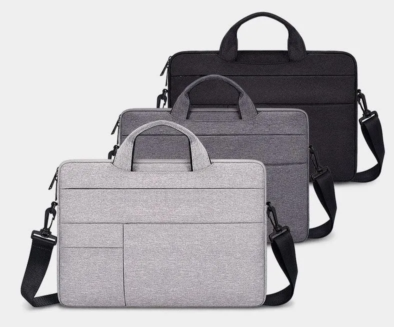 Office Travel 15.6 Inch Waterproof Custom Laptop Bag-Grey