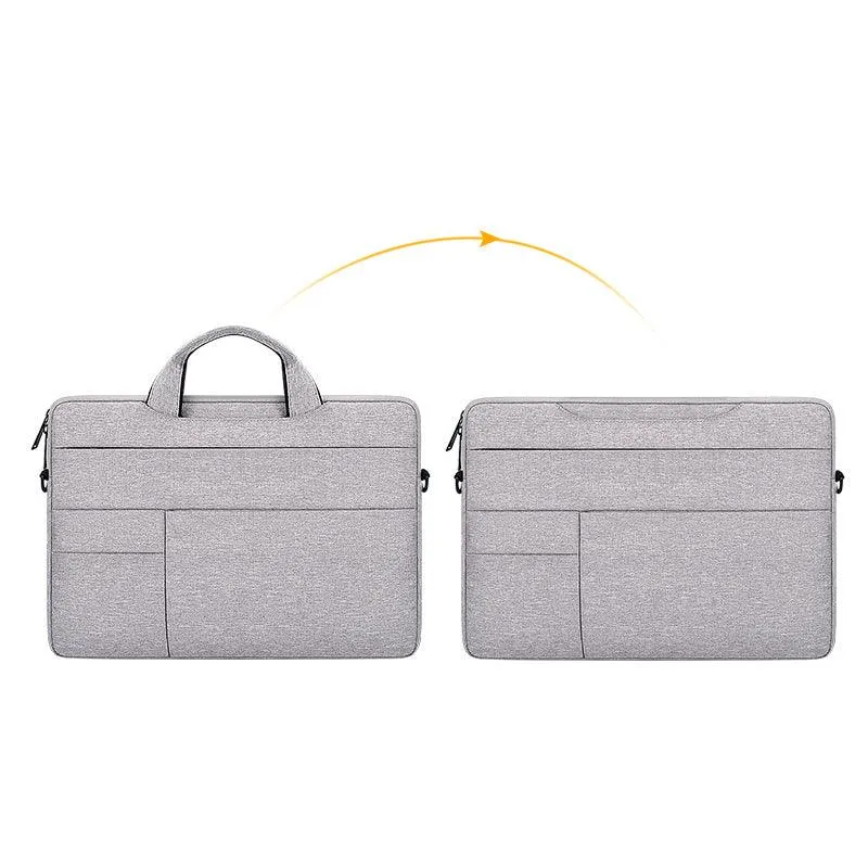 Office Travel 15.6 Inch Waterproof Custom Laptop Bag-Grey