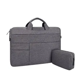 Office Travel 15.6 Inch Waterproof Custom Laptop Bag-Grey