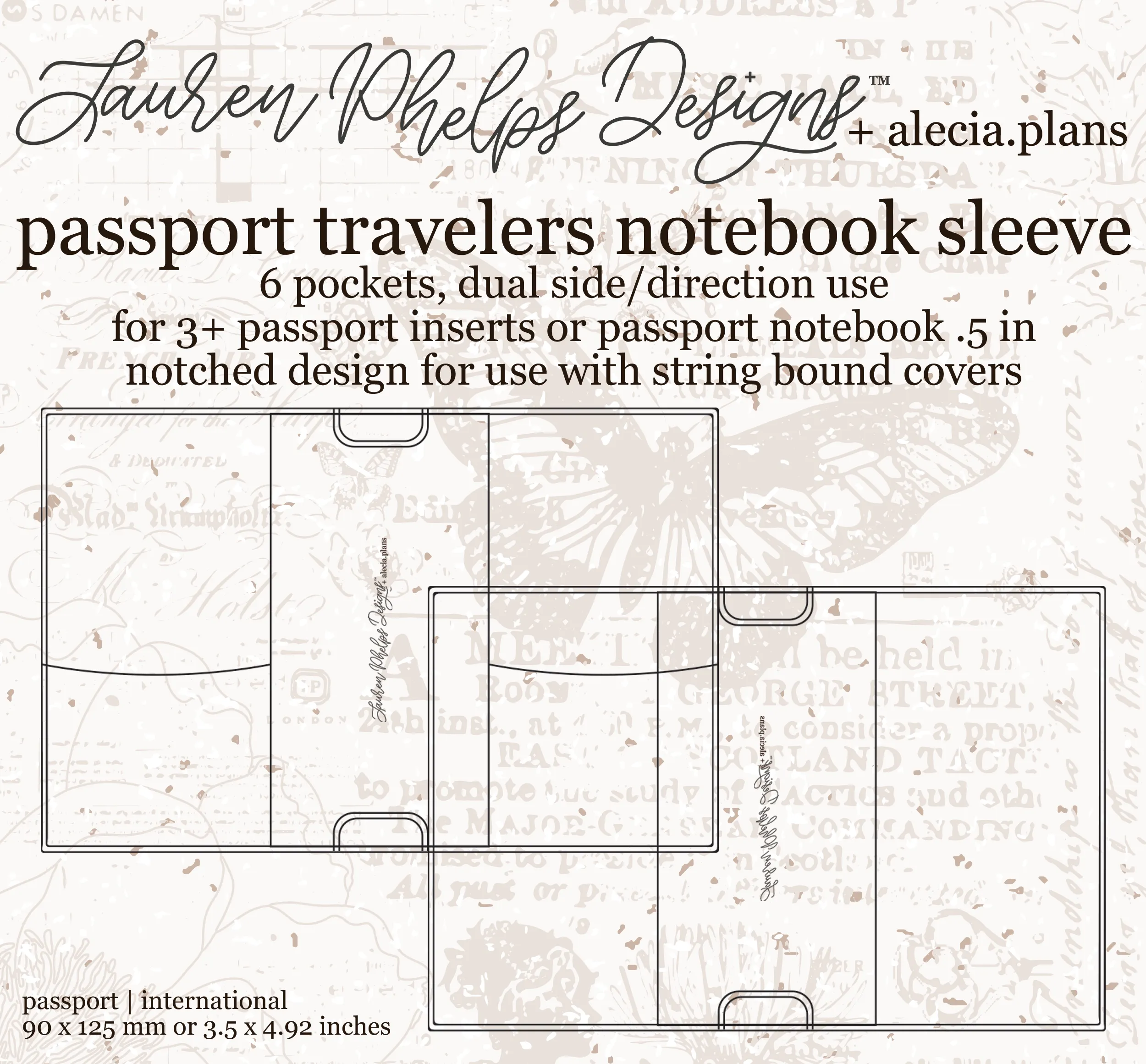 Passport Clear Vinyl Travelers Notebook Sleeve