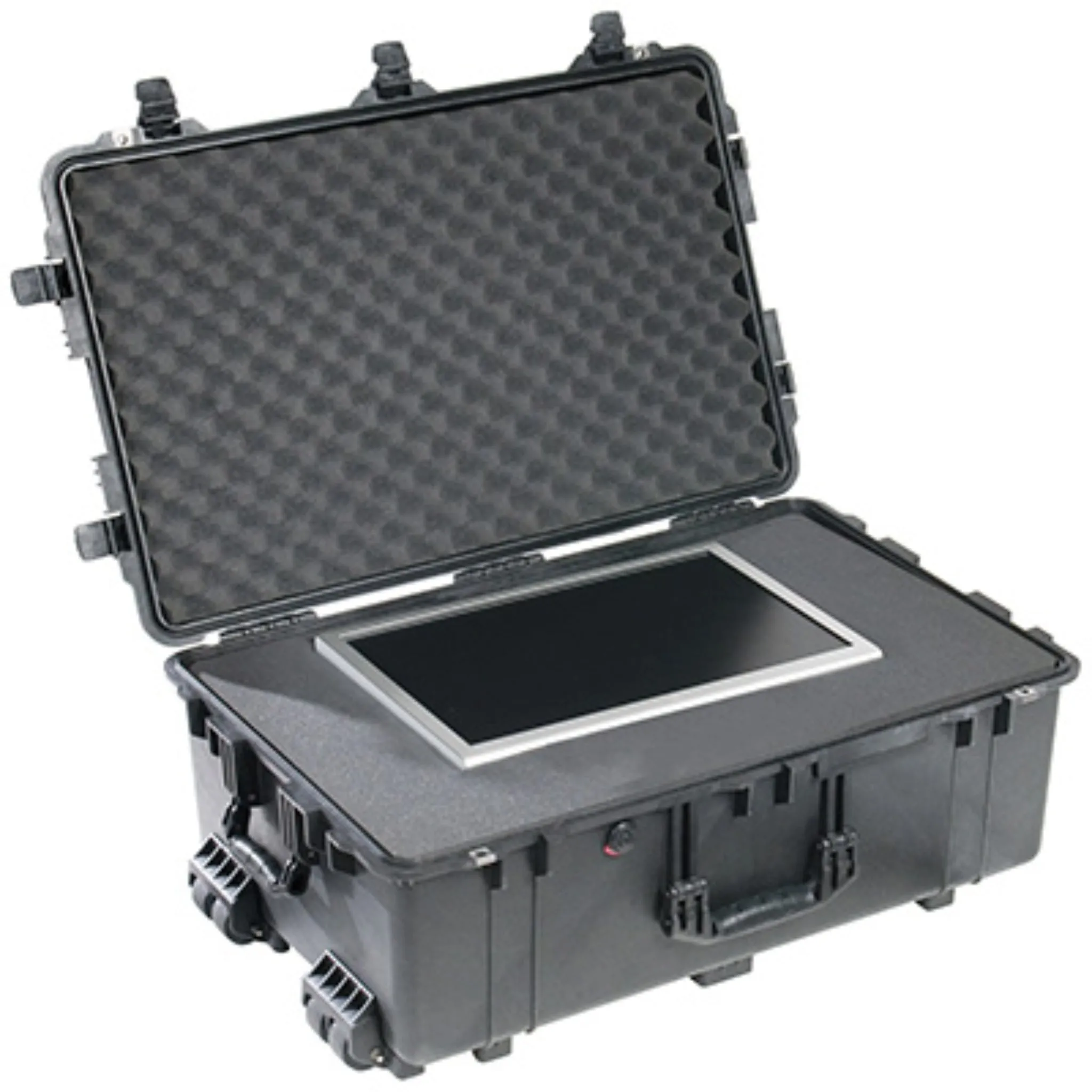 Pelican 1650 1650-021-110 Protector Case, No Foam, Black, 1 Each