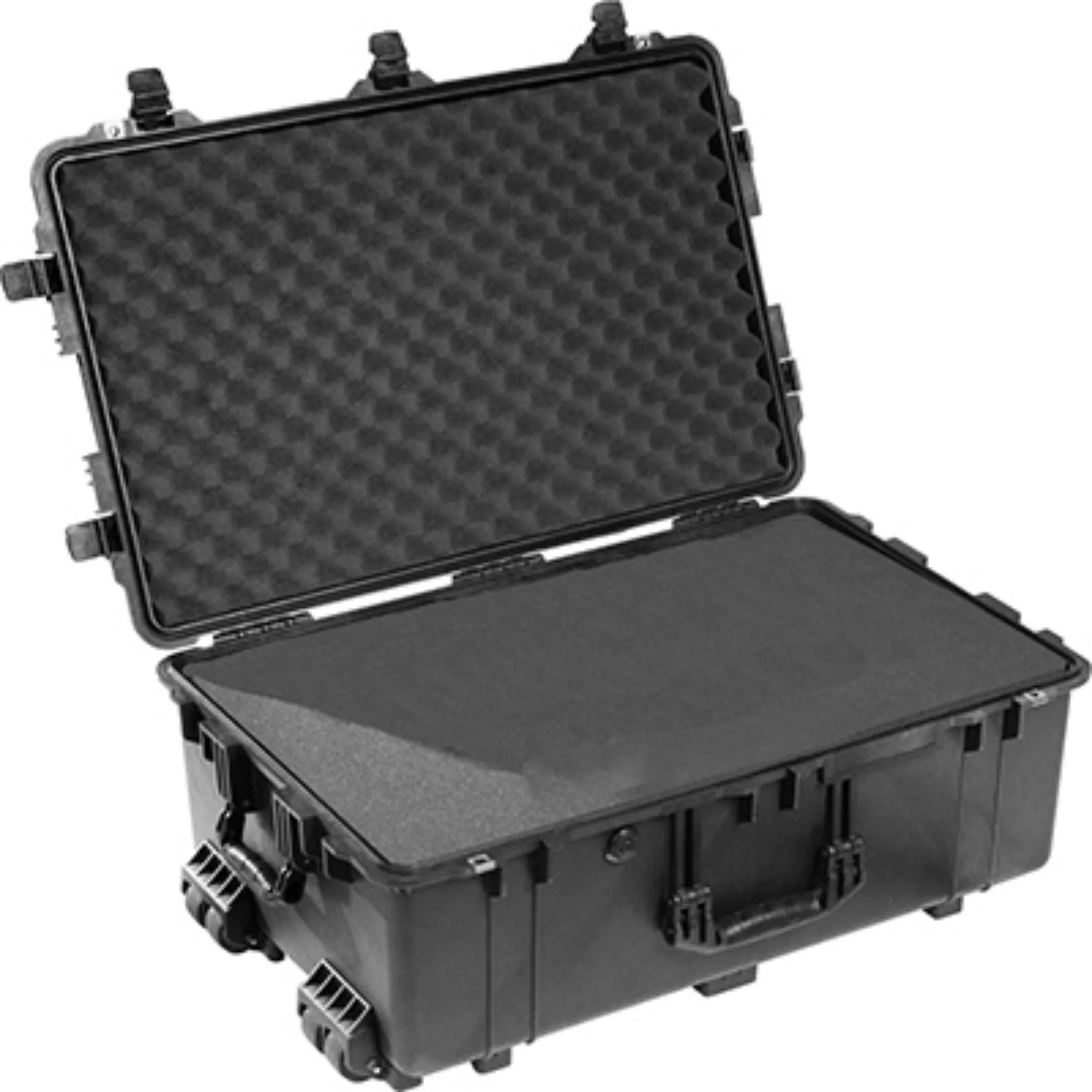 Pelican 1650 1650-021-110 Protector Case, No Foam, Black, 1 Each