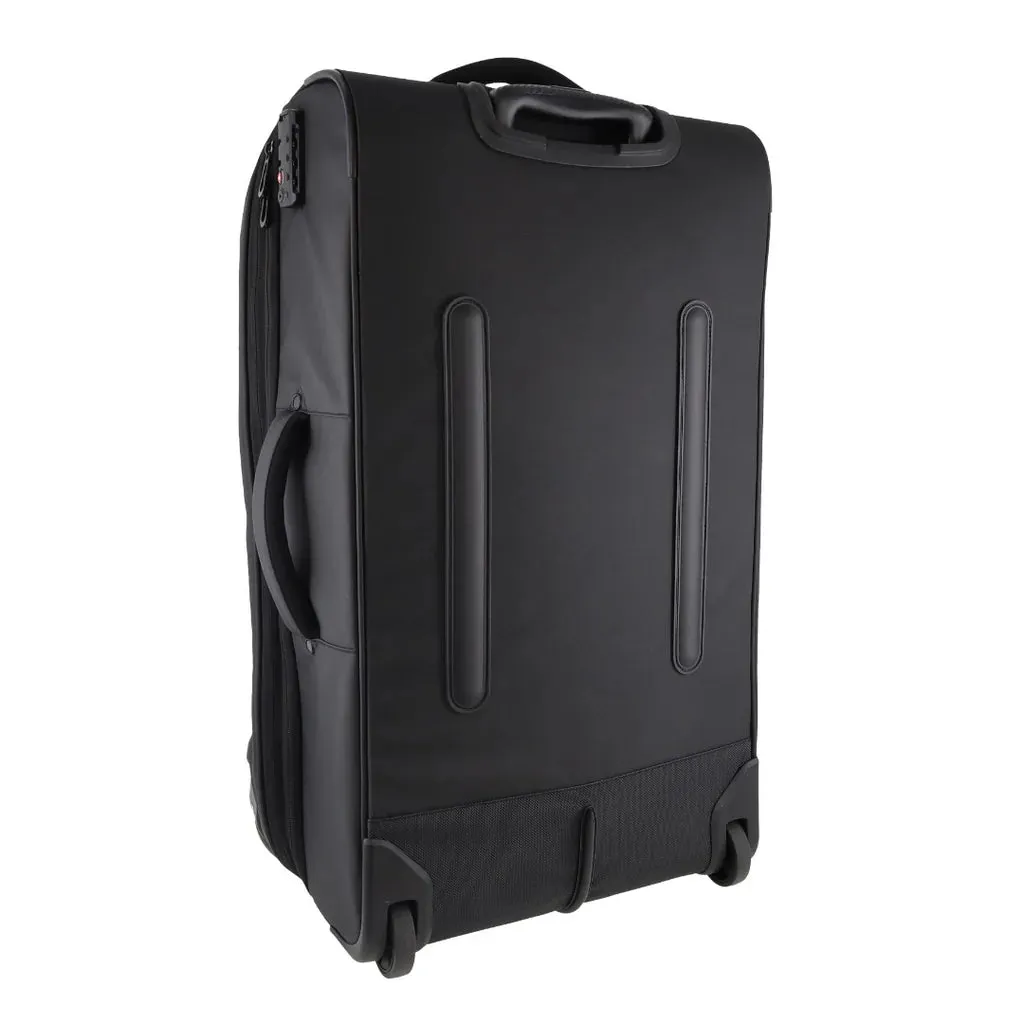 Pierre Cardin Soft Shell Trolley Bag Medium 62cm - Black