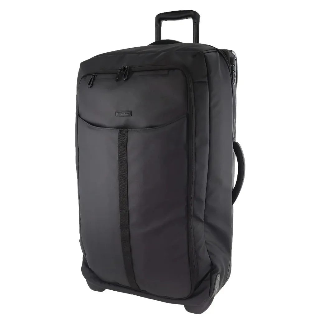 Pierre Cardin Soft Shell Trolley Bag Medium 62cm - Black