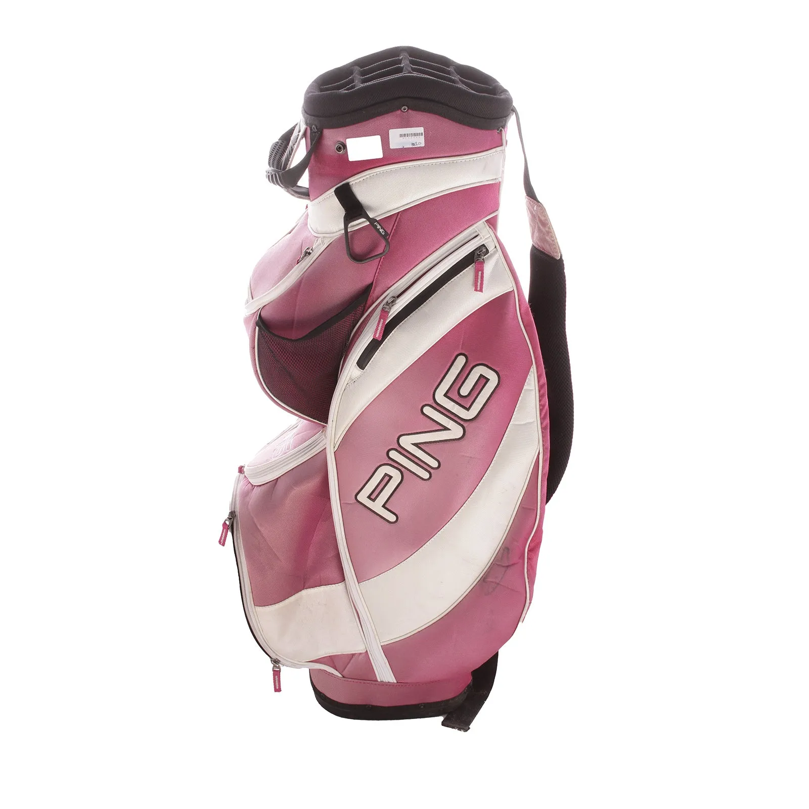 Ping Frontier LT Second Hand Cart Bag - Pink/White