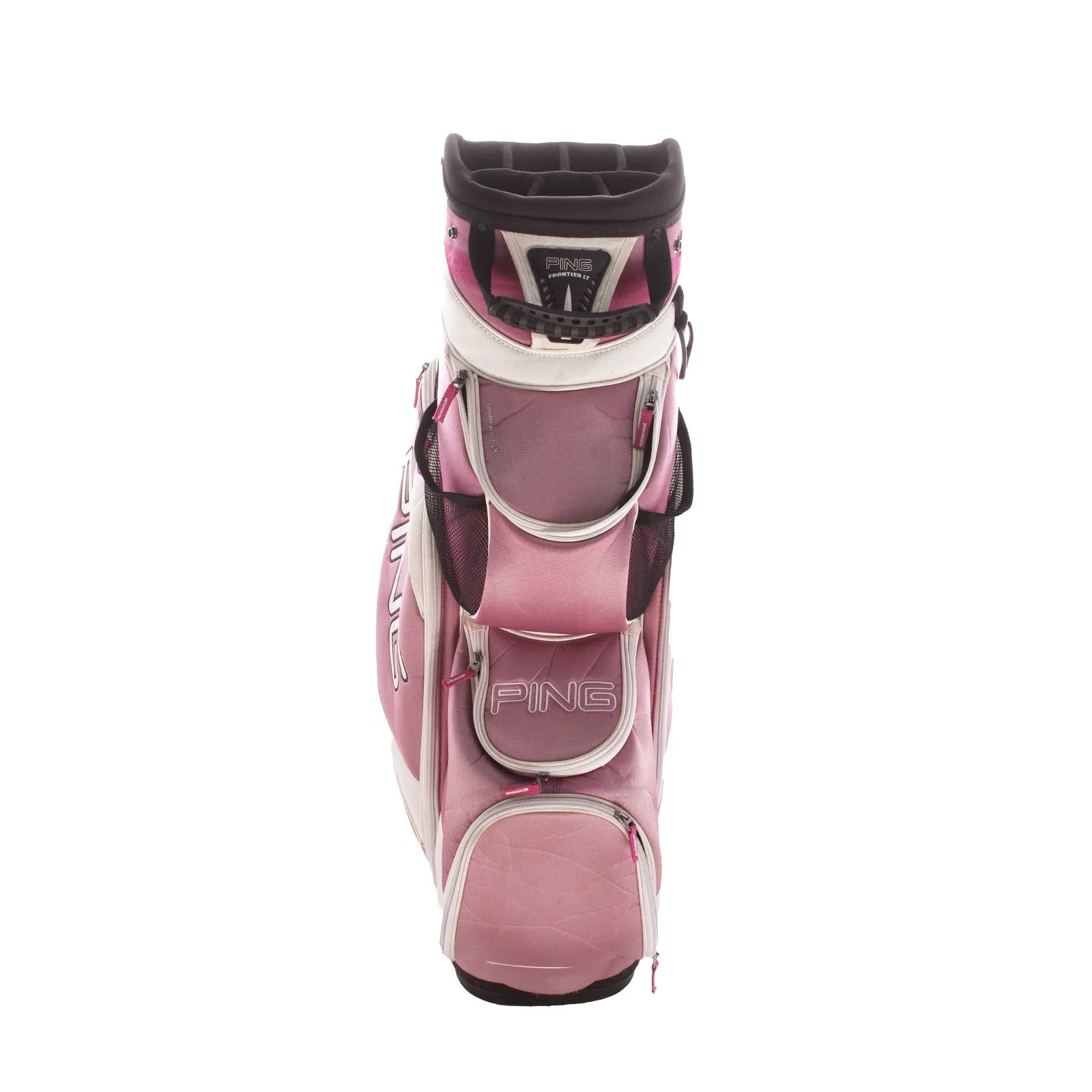 Ping Frontier LT Second Hand Cart Bag - Pink/White