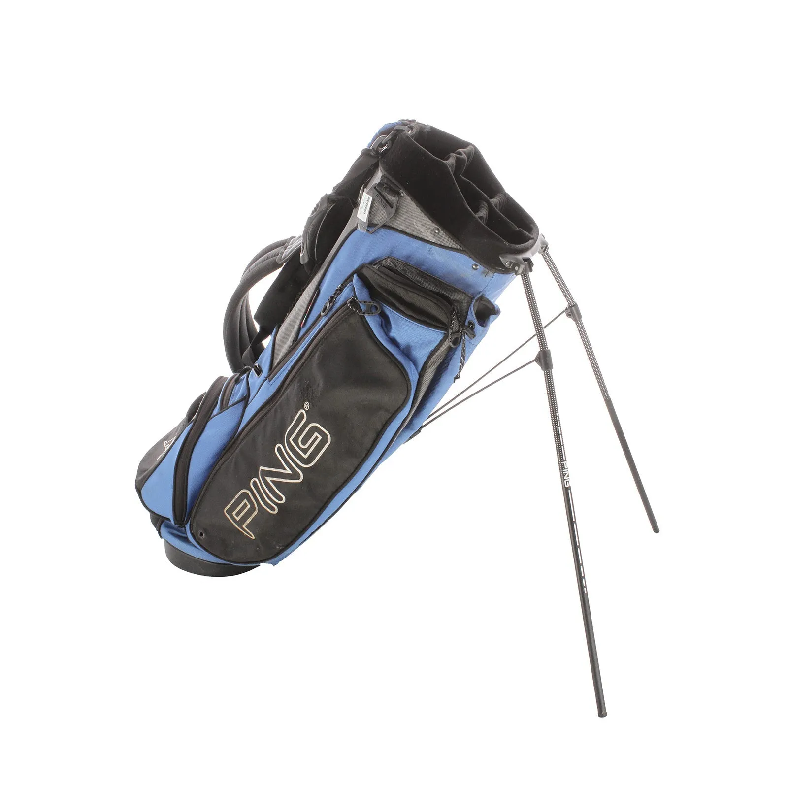 Ping Hoffer Vintage Stand Bag - Black/Blue/Gray