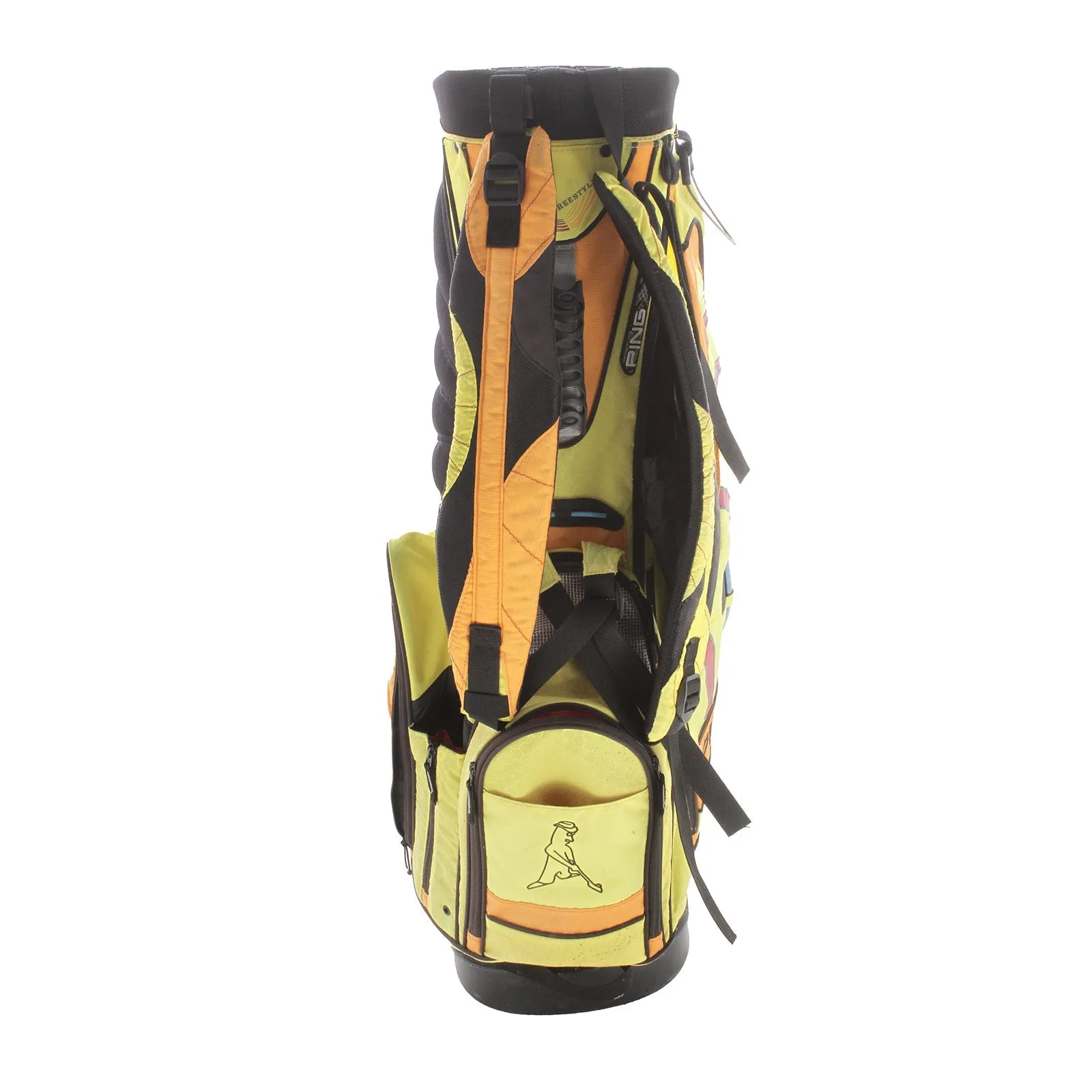 Ping Second Hand Stand Bag - Yellow/Orange