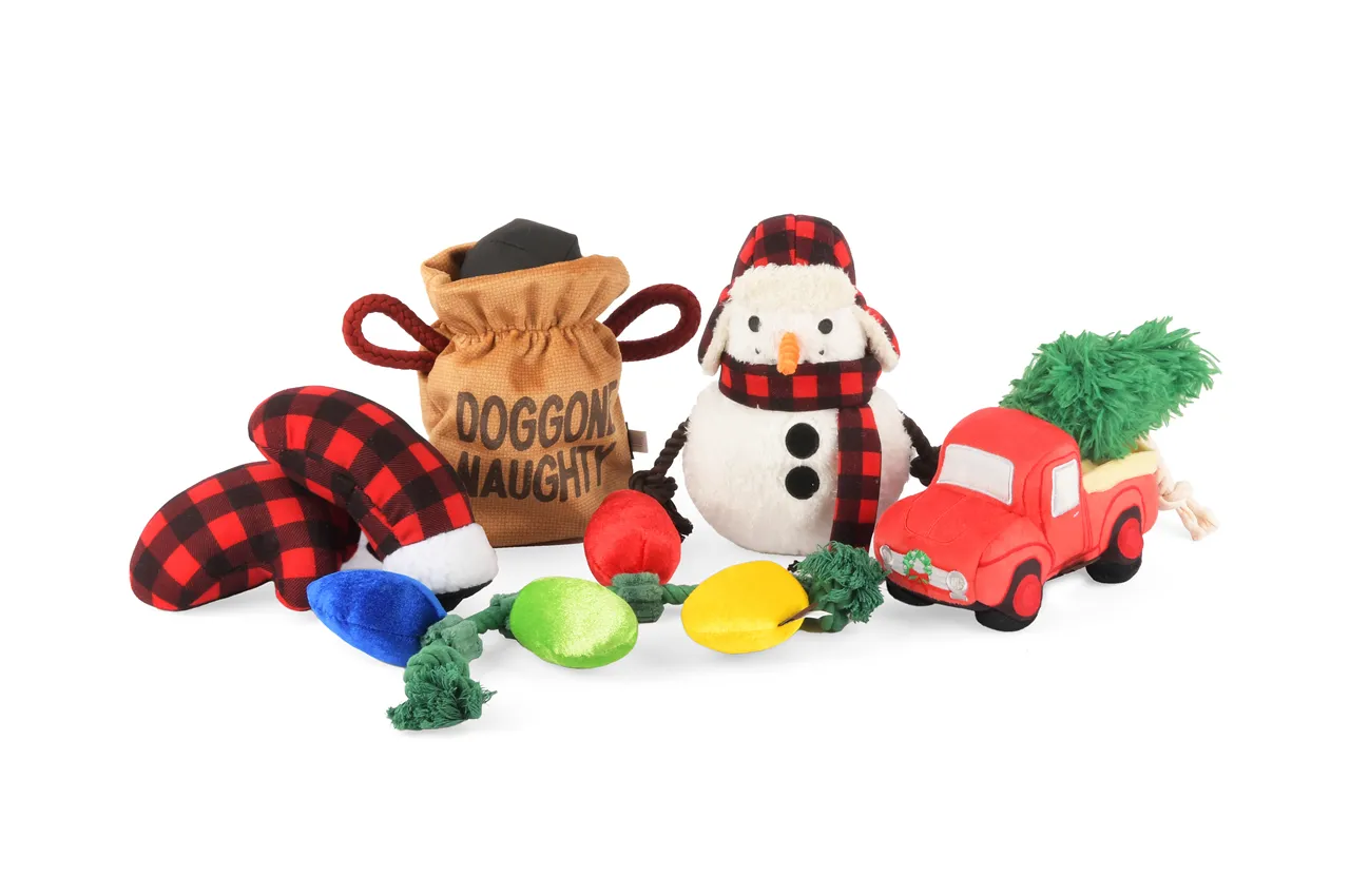 P.L.A.Y. Home for the Holidays Interactive Dog Toy, Bundle