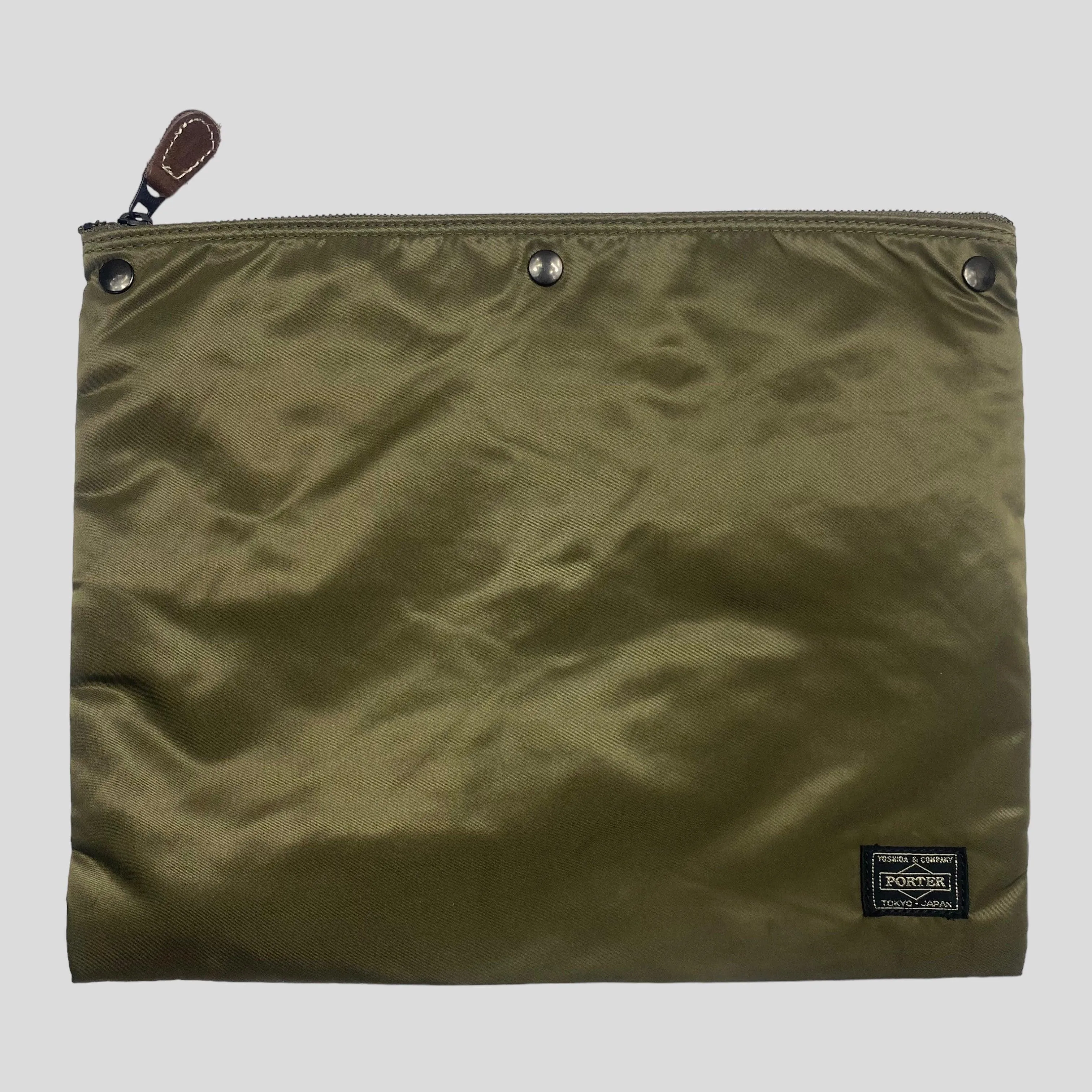 Porter x Nexus VII Packable Nylon Bag - Khaki