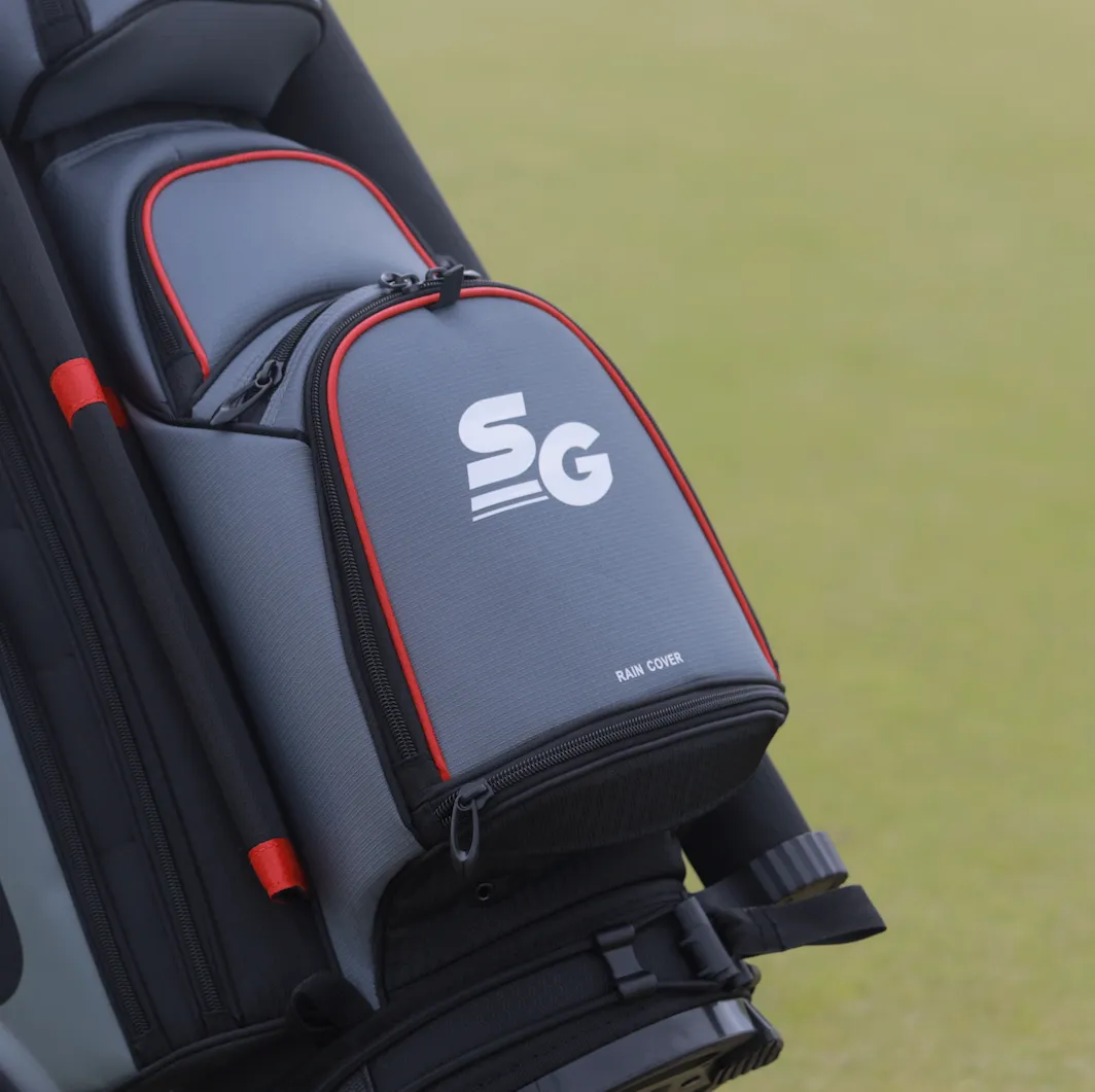 Premium Cart Bag - Red / Charcoal