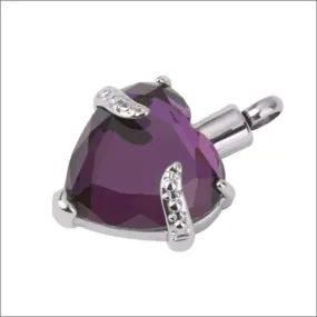 purple heart necklace urn