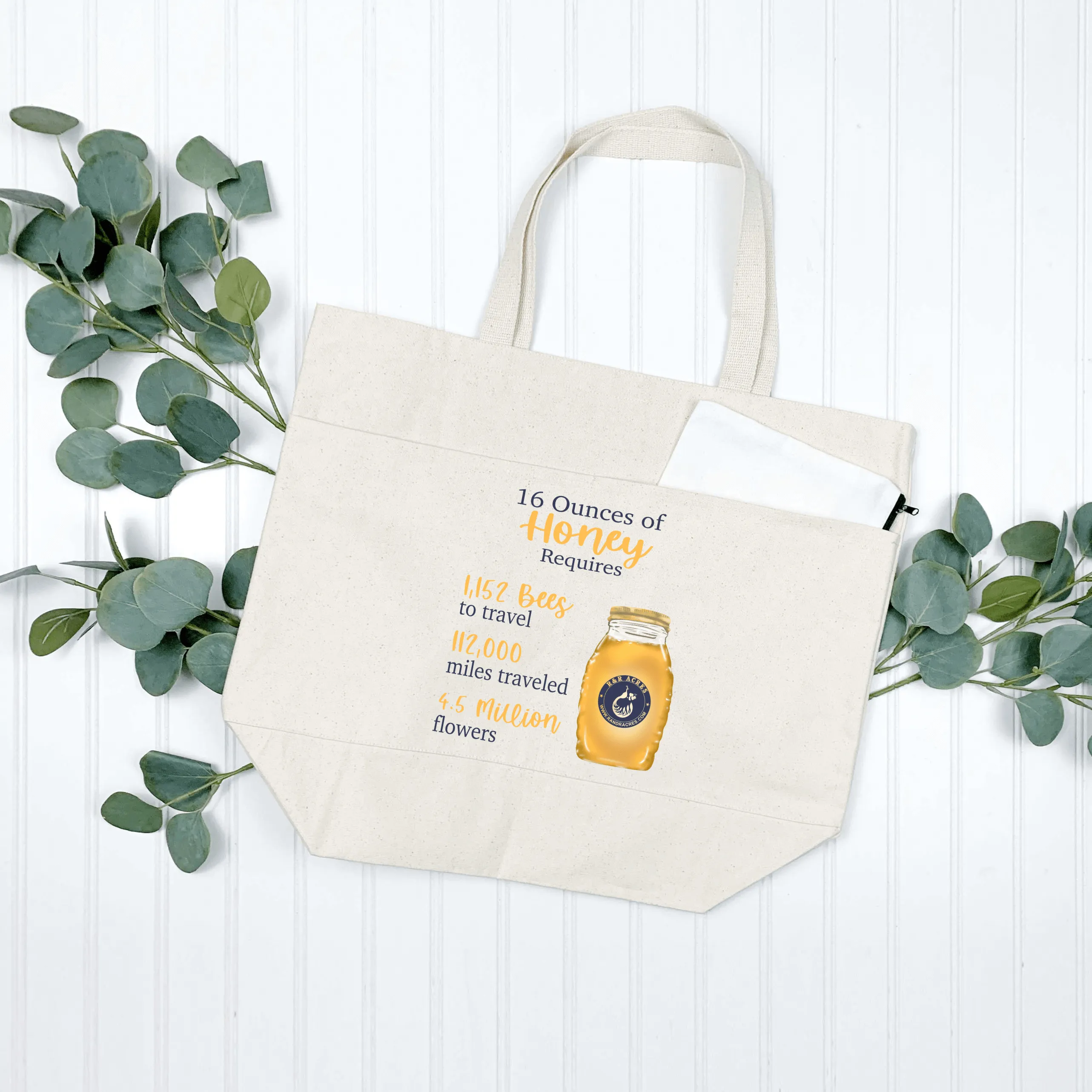 R & R Canvas Tote Bag- Multiple Designs