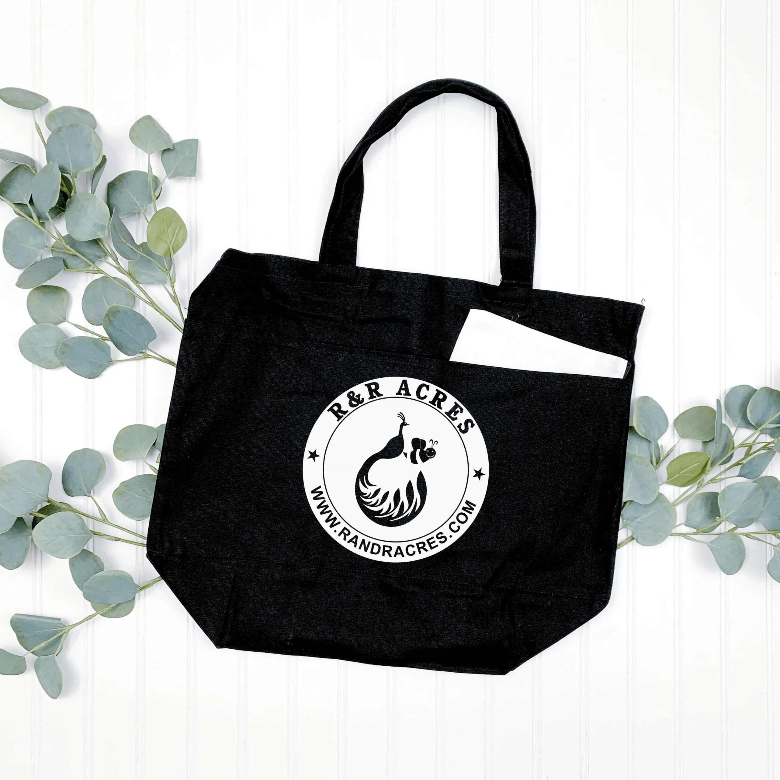 R & R Canvas Tote Bag- Multiple Designs