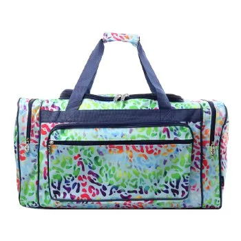 Rainbow Cheetah Duffle Bag