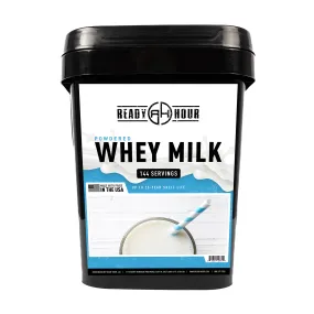 Ready Hour Bulk Powdered Real Whey Milk Pail - 144 Servings