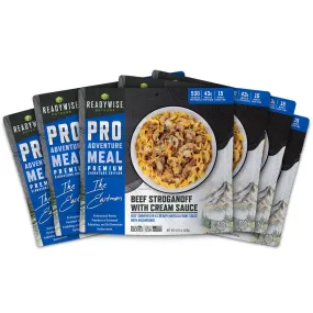 ReadyWise - Pro Adventure Meal Beef Stroganoff with Mushroom Cream Sauce - 6 Pack