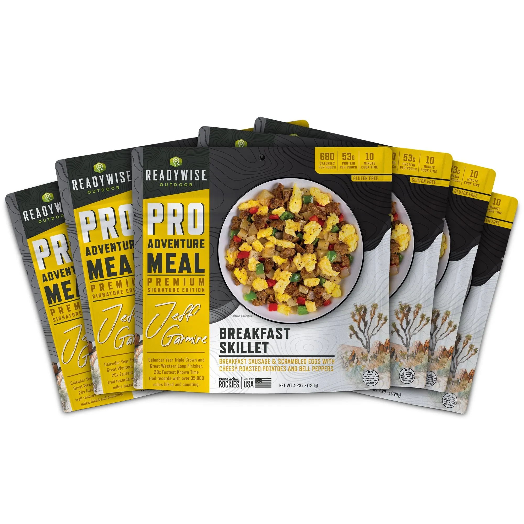 ReadyWise - Pro Adventure Meal Breakfast Skillet - 6 Pack