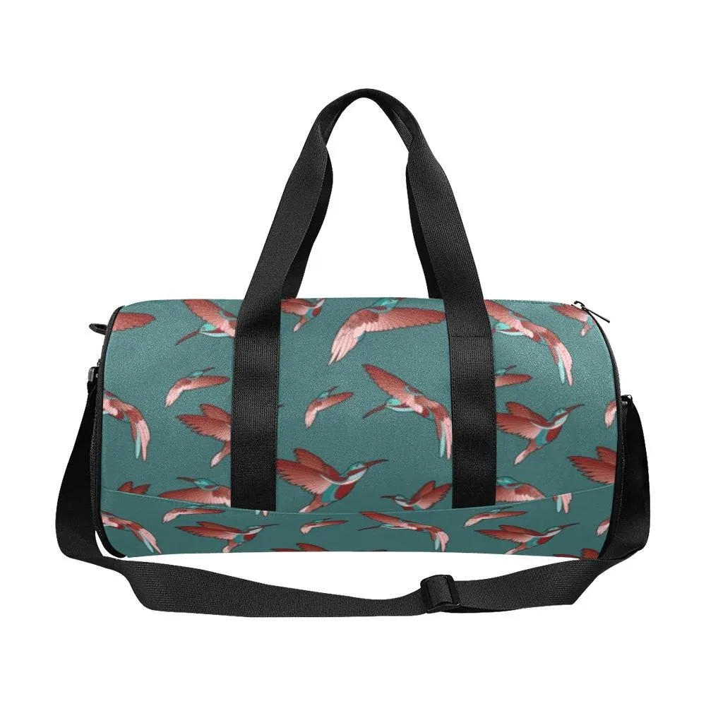 Red Swift Turquoise Duffle Bag