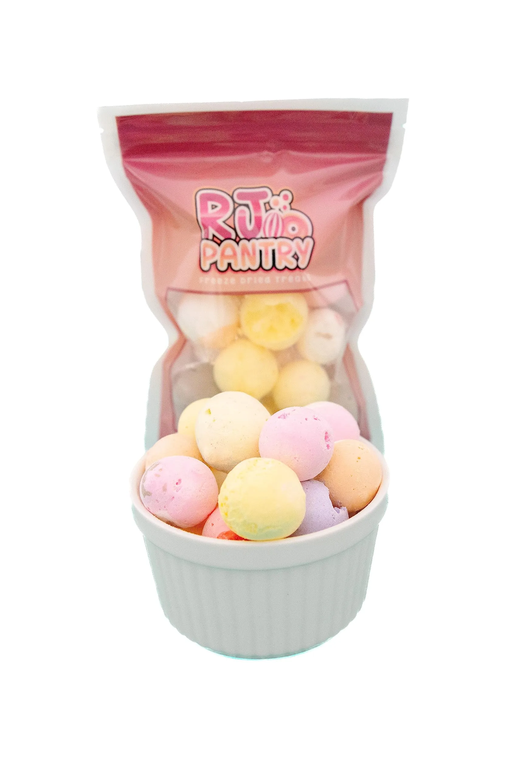 RJ Pantry Freeze-Dried Salt Water Taffy Candy - 1.5 oz Bag - (Mixed Flavors)