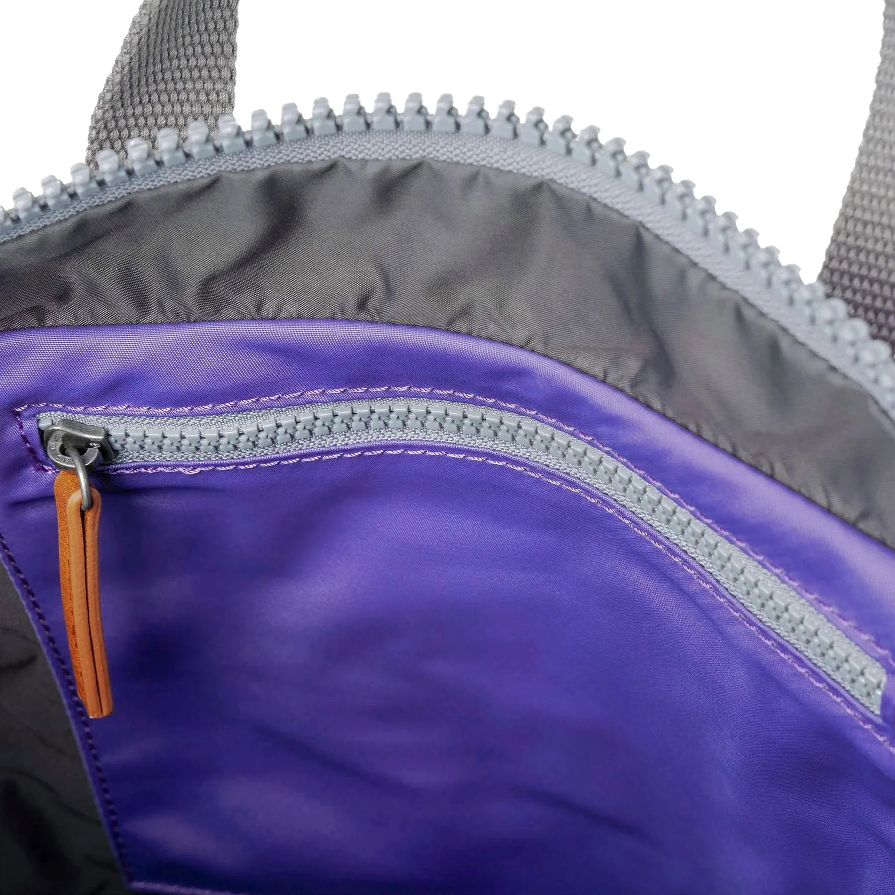 Roka Canfield B Simple Purple Recycled Nylon Backpack - Medium