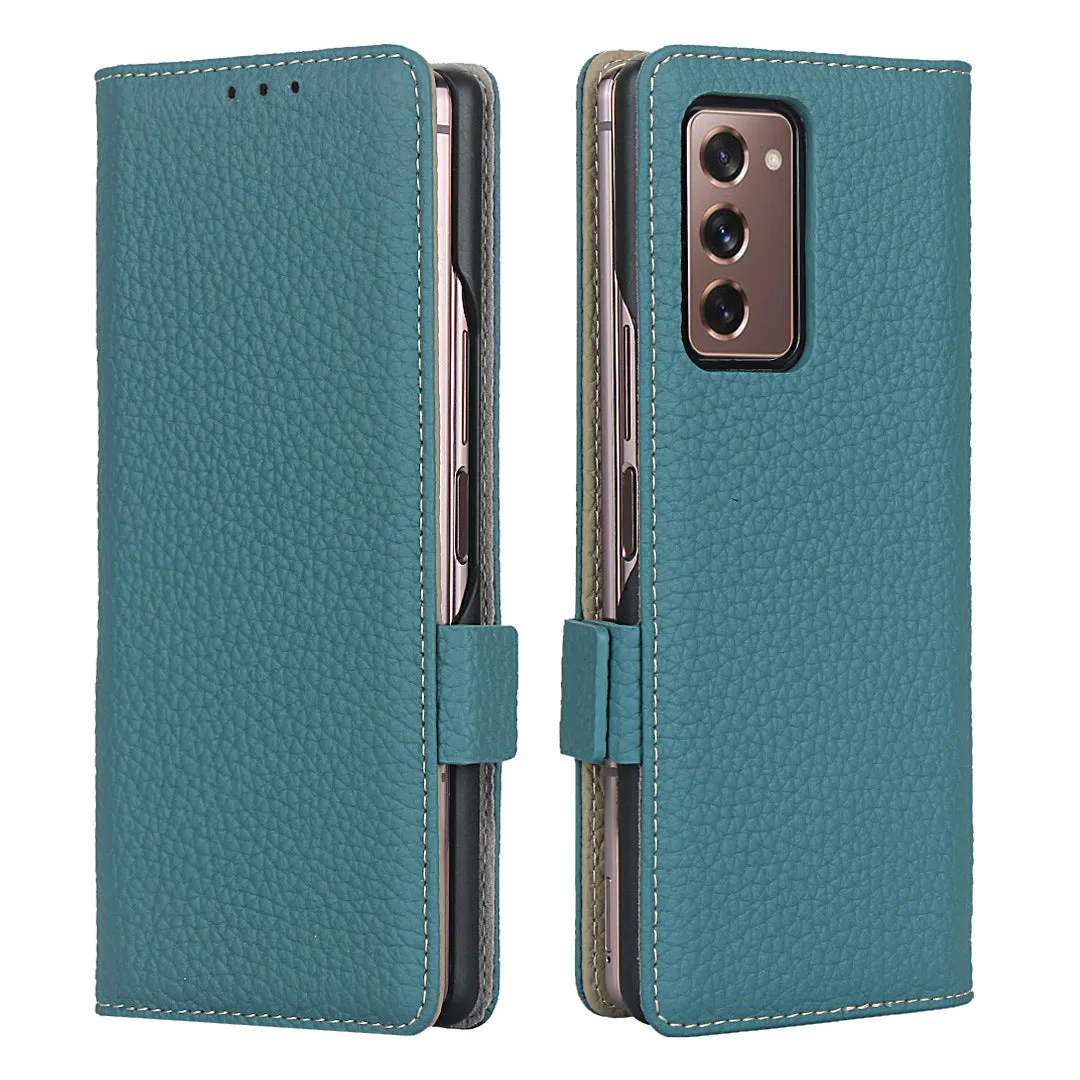 Samsung Galaxy fold 2 Black Shockproof phone case for card slot wallet