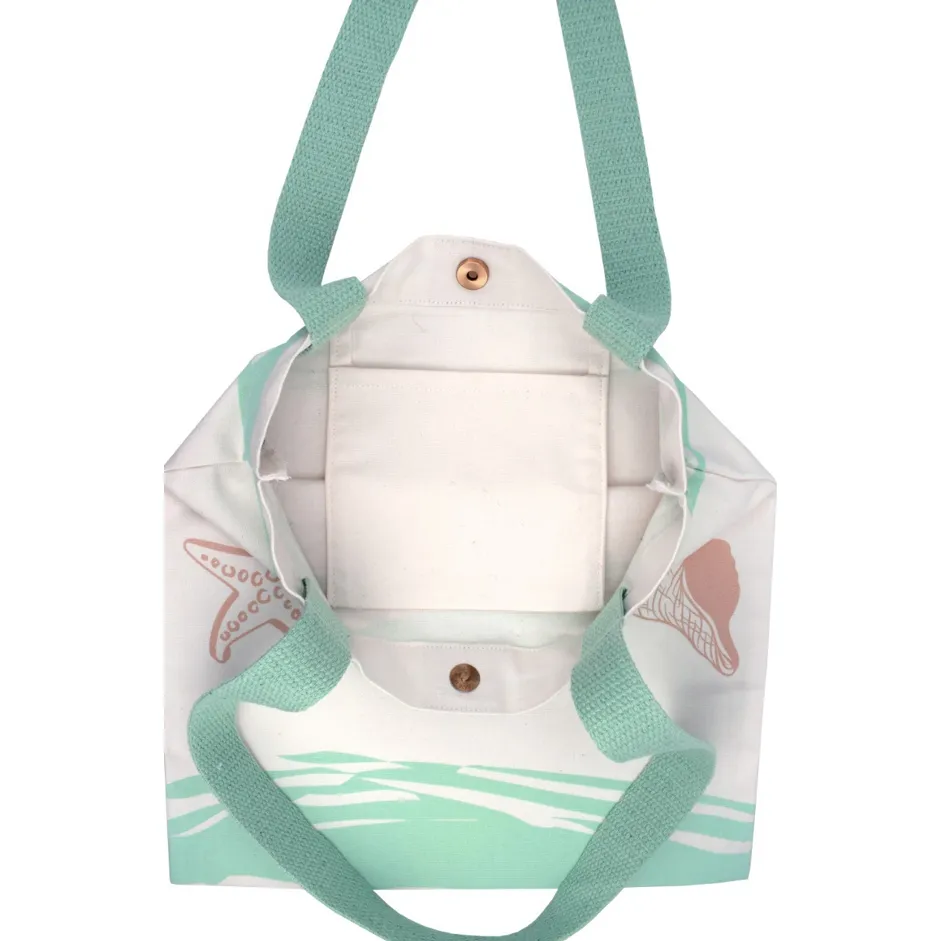 Seashells Market Canvas Tote Bag