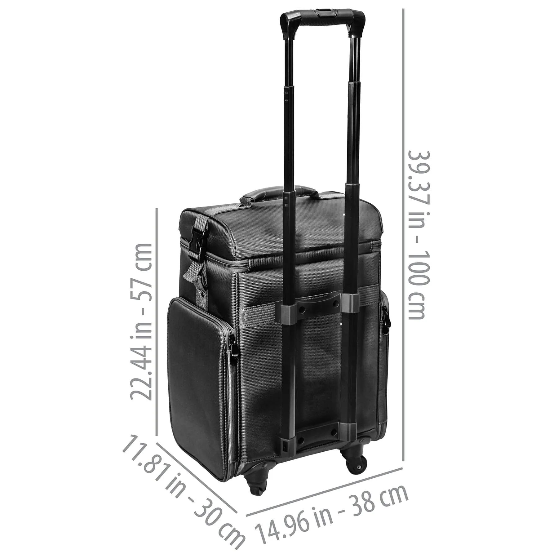 Soft Rolling Makeup Trolley Case