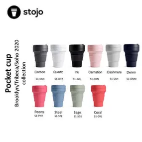 Stojo Pocket 12oz collapsible cup