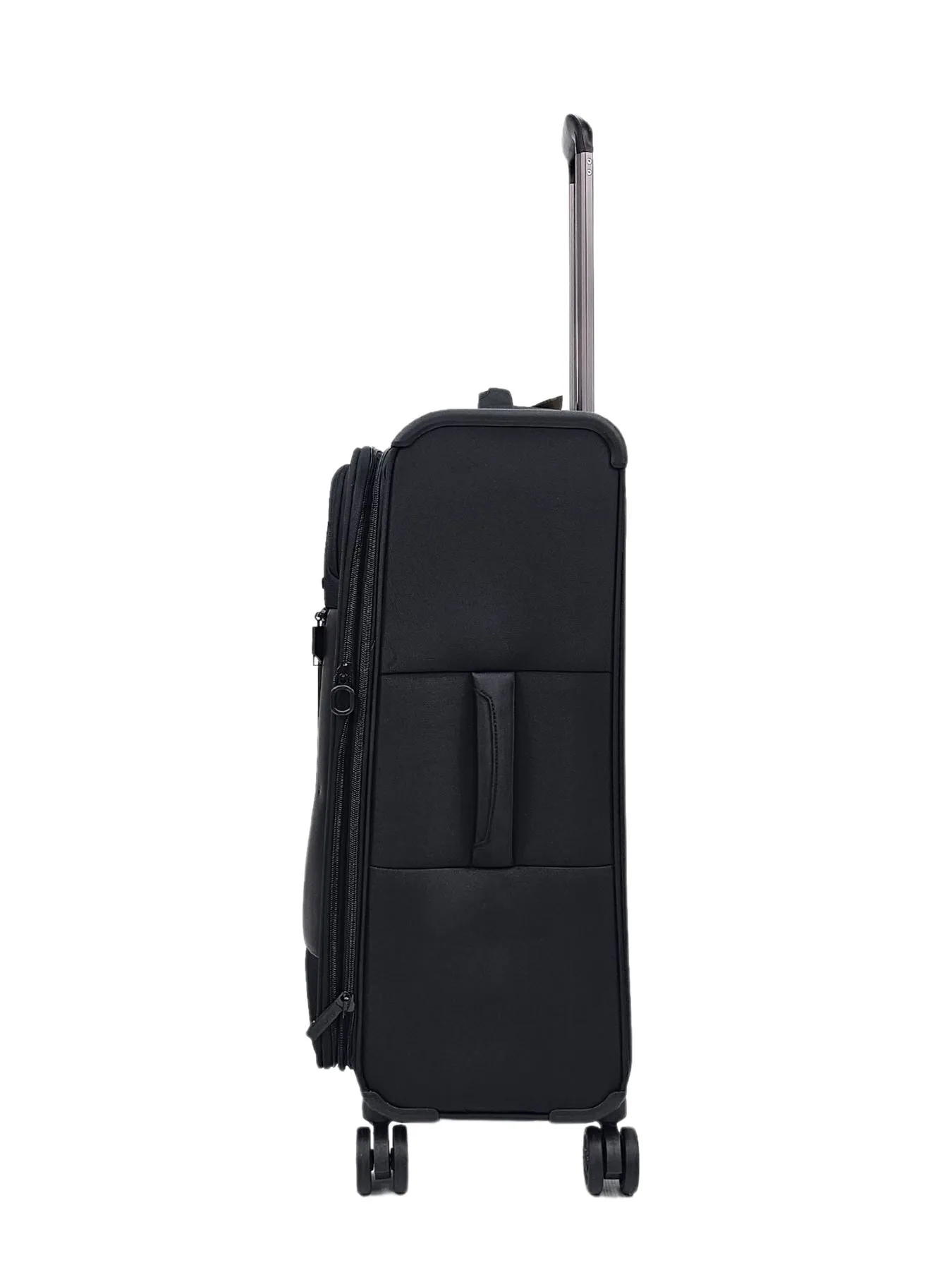 Suitcase Travel Bag Carry On Hand Cabin Check in Soft Case Luggage Trolley Zipped Compartments