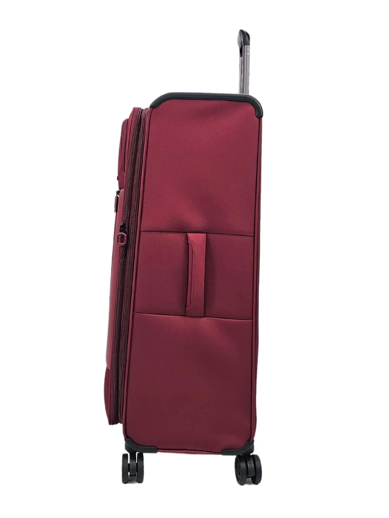 Suitcase Travel Bag Carry On Hand Cabin Check in Soft Case Luggage Trolley Zipped Compartments