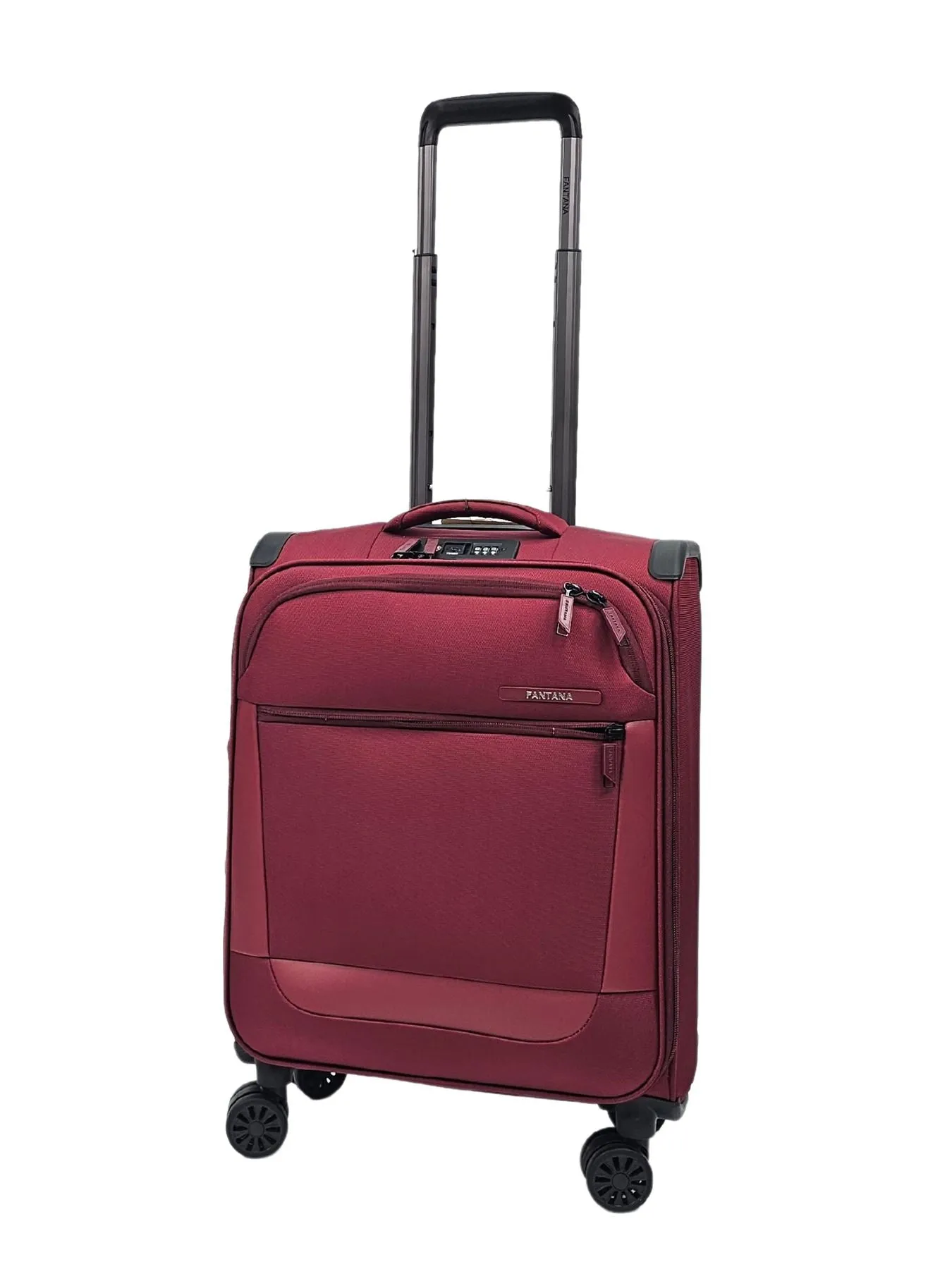 Suitcase Travel Bag Carry On Hand Cabin Check in Soft Case Luggage Trolley Zipped Compartments