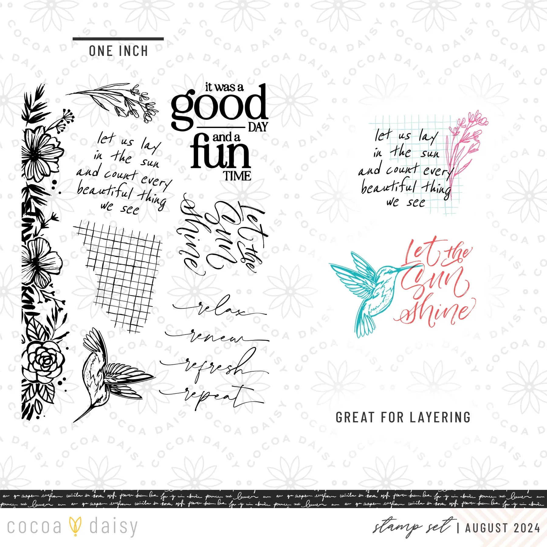 Sun-drenched Scrapbooking Kit - Choose Your Add On - August 2024