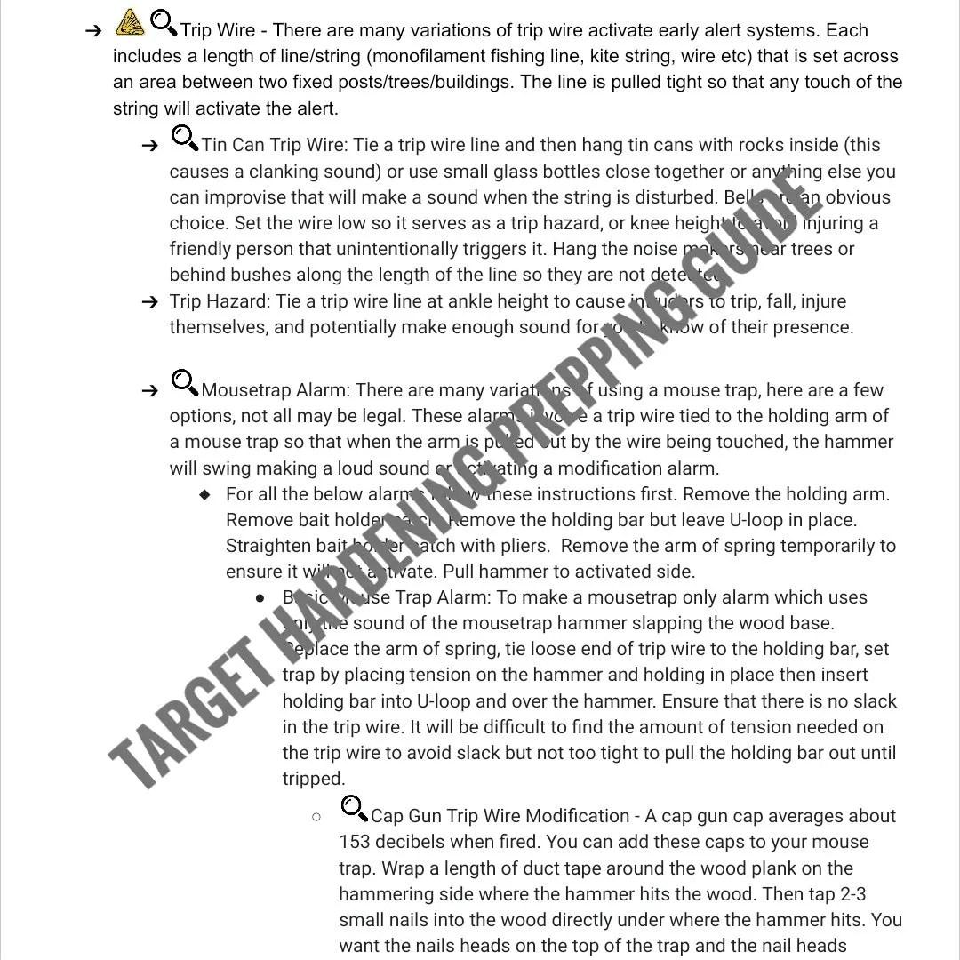 Target Hardening for Survival - Homestead or BOL Defense and Security [PDF]