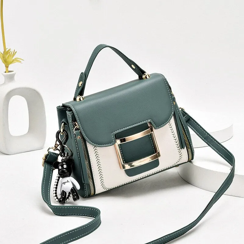 TEEK - Gimmie That Contrast Buckle Handbag