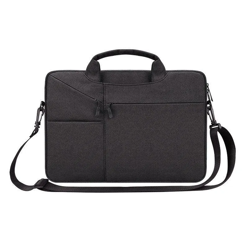 The Latest Casual Business Inner Padded Laptop Bag-Black