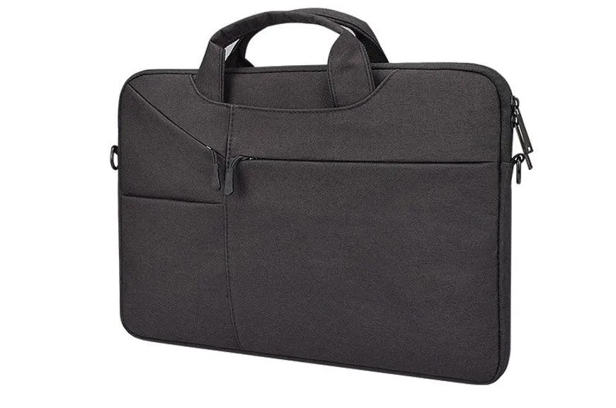 The Latest Casual Business Inner Padded Laptop Bag-Black