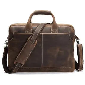 The Welch Vintage Leather Messenger Bag