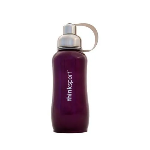 Thinksport Stainless Steel Sports Bottle - Purple - 25 Oz