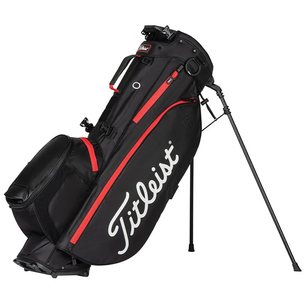 Titleist Player 4 Plus Stand Bag - Black/Red