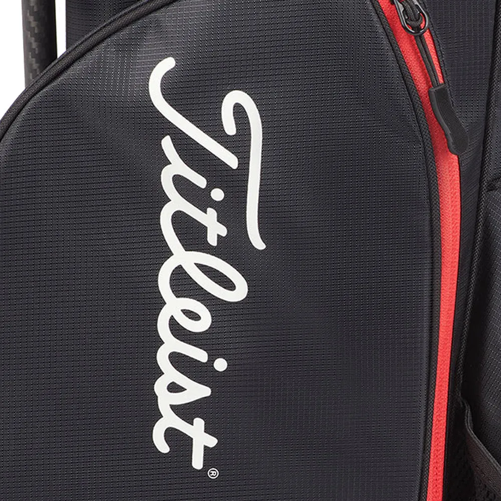 Titleist Players 4 Carbon Stand Bag - Black/Red