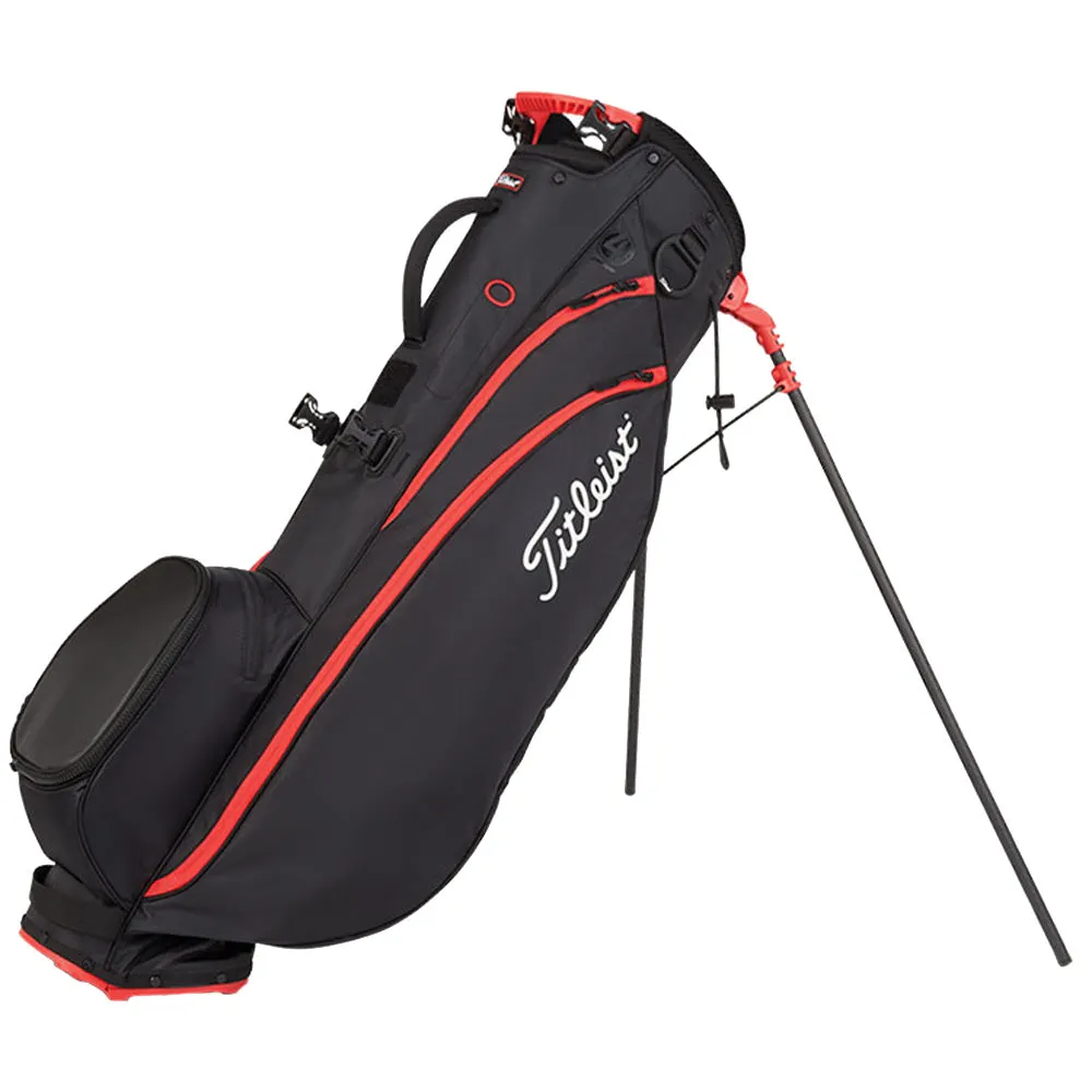 Titleist Players 4 Carbon Stand Bag - Black/Red