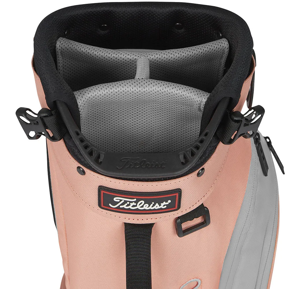 Titleist Players 4 Stand Bag - Peach/Grey