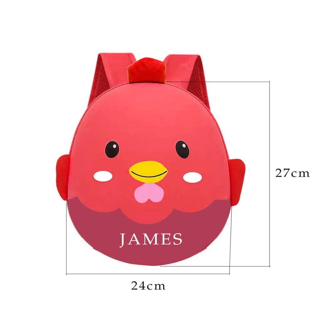 Toddler Bags Custom Name Kids Backpack Cartoon Book Bags For Boys Girls