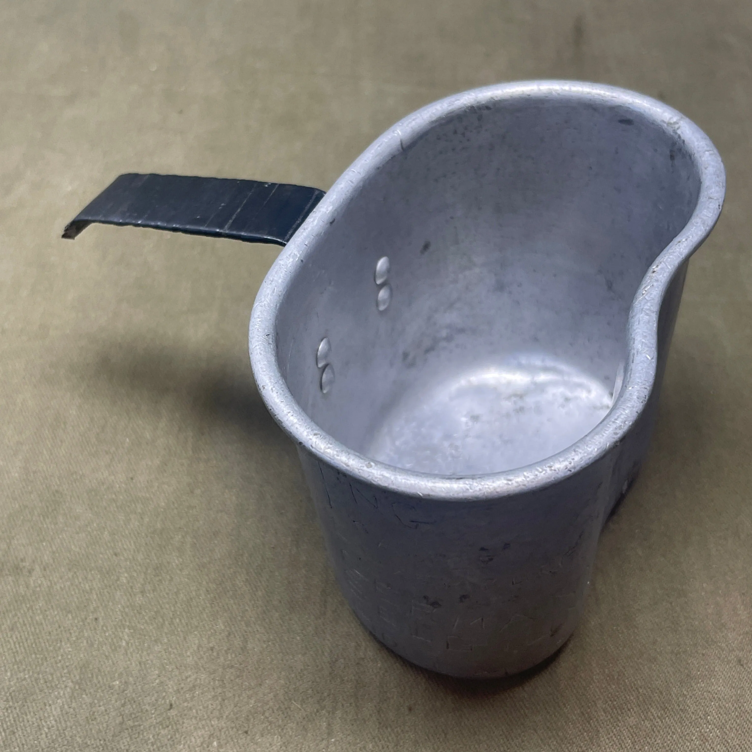 US Army WW2 Mess Kit, Aluminium Cup