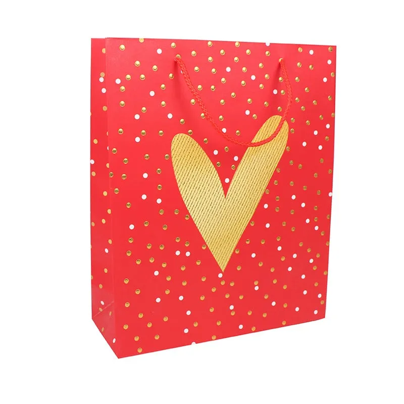 Valentine Gift Bag(10.2"x12.5"x4")