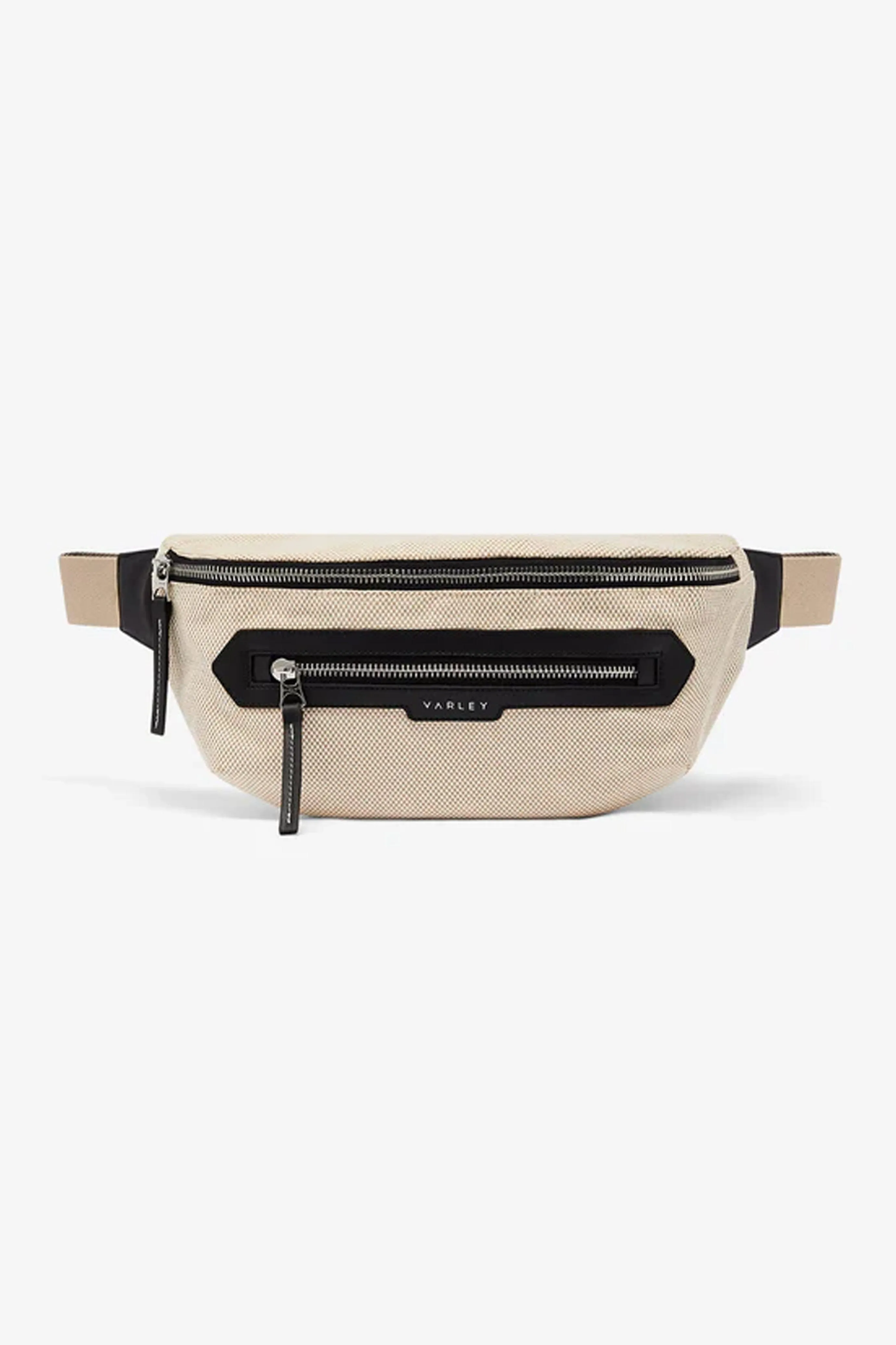 VARLEY | Anita Belt Bag - Natural/Black